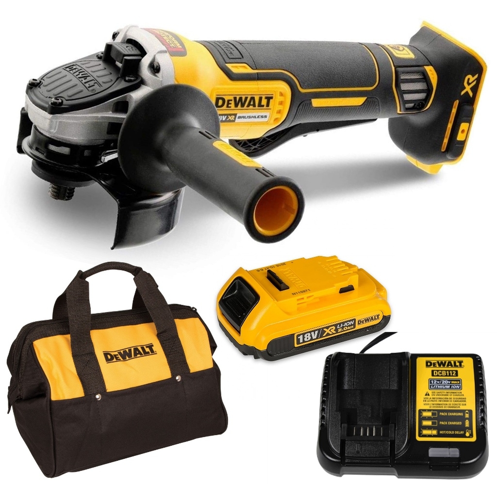 MÁY MÀI CẦM TAY 20V/BL 1000W 125MM DEWALT DCG406D1 - HÀNG CHÍNH HÃNG