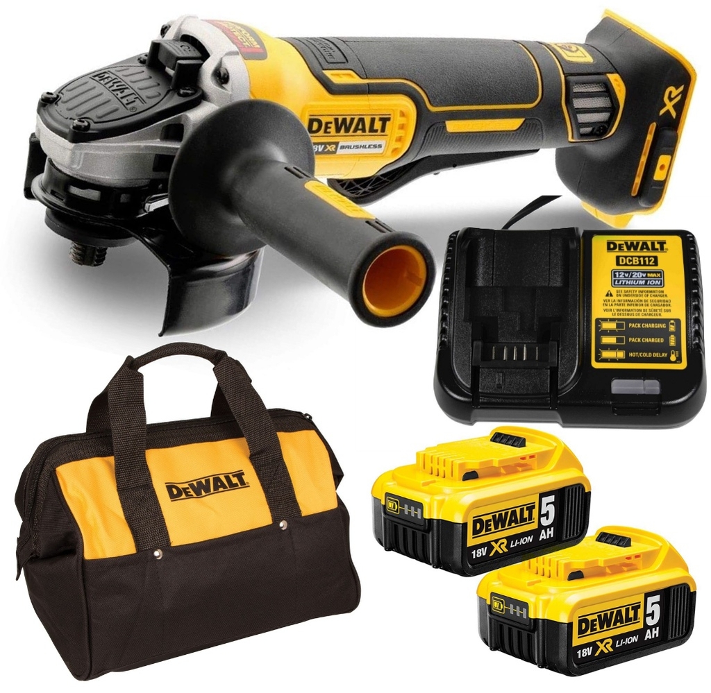 MÁY MÀI CẦM TAY 20V/BL 800 W 125MM DEWALT DCG406P2 - HÀNG CHÍNH HÃNG