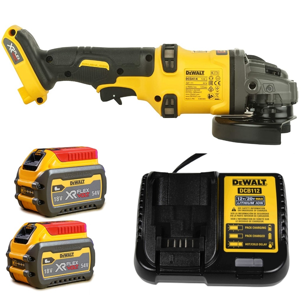 MÁY MÀI CẦM TAY 1700W 54V DEWALT DCG414T2 - HÀNG CHÍNH HÃNG