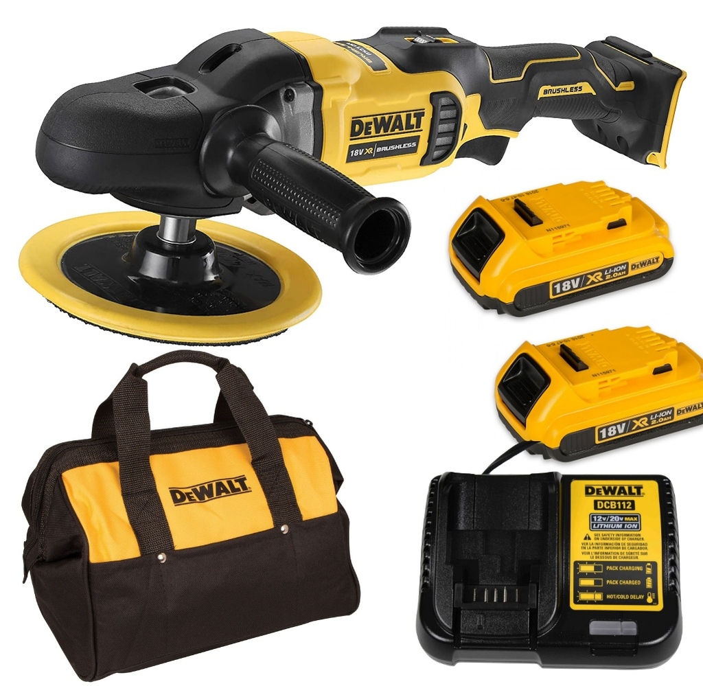 MÁY ĐÁNH BÓNG CẦM TAY 18V(20V MAX) DEWALT DCM849D2 - HÀNG CHÍNH HÃNG