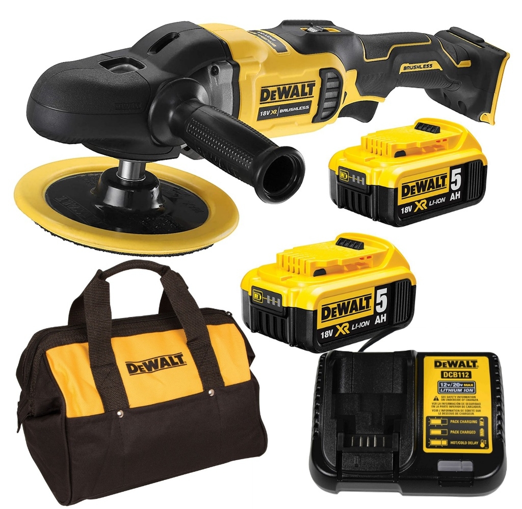 MÁY ĐÁNH BÓNG CẦM TAY 180MM 18V DEWALT DCM849P2 - HÀNG CHÍNH HÃNG