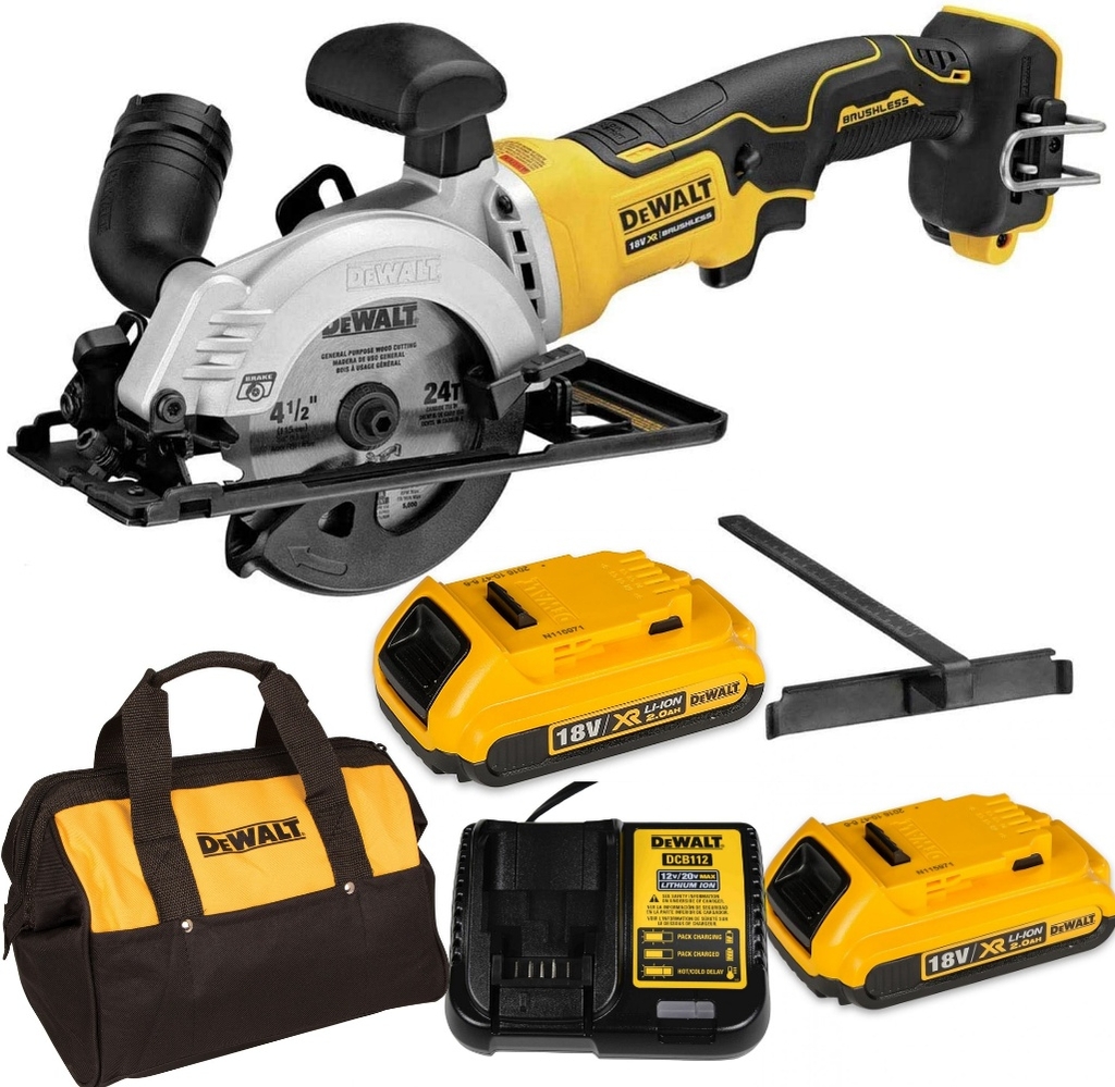 MÁY CƯA CẦM TAY 2AH-18V 115MM DEWALT DCS571D2 - HÀNG CHÍNH HÃNG