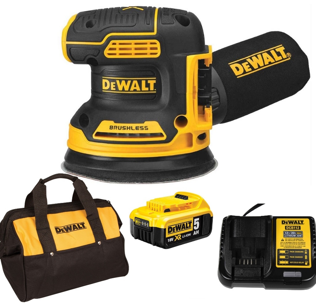 MÁY CHÀ NHÁM CẦM TAY 18V(20V MAX)-125MM DEWALT DCW210P1 - HÀNG CHÍNH HÃNG