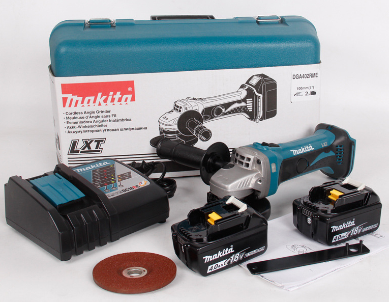 MÁY MÀI GÓC DÙNG PIN 18V 100MM MAKITA DGA402RME- HÀNG CHÍNH HÃNG