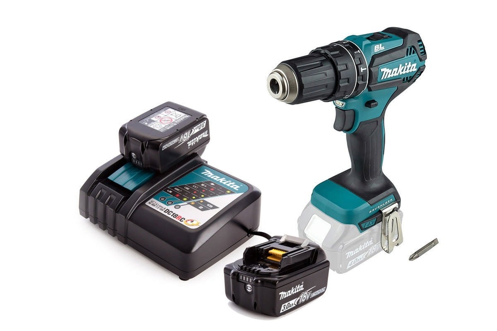 MÁY KHOAN BÚA VÀ VẶN VÍT DÙNG PIN 18V 13MM (50N.M) MAKITA  DHP485SFE- HÀNG CHÍNH HÃNG