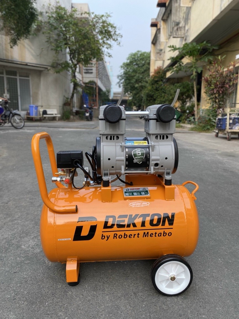 MÁY NÉN KHÍ KHÔNG DẦU 3.0HP 50L DEKTON DK-6950 - HÀNG CHÍNH HÃNG