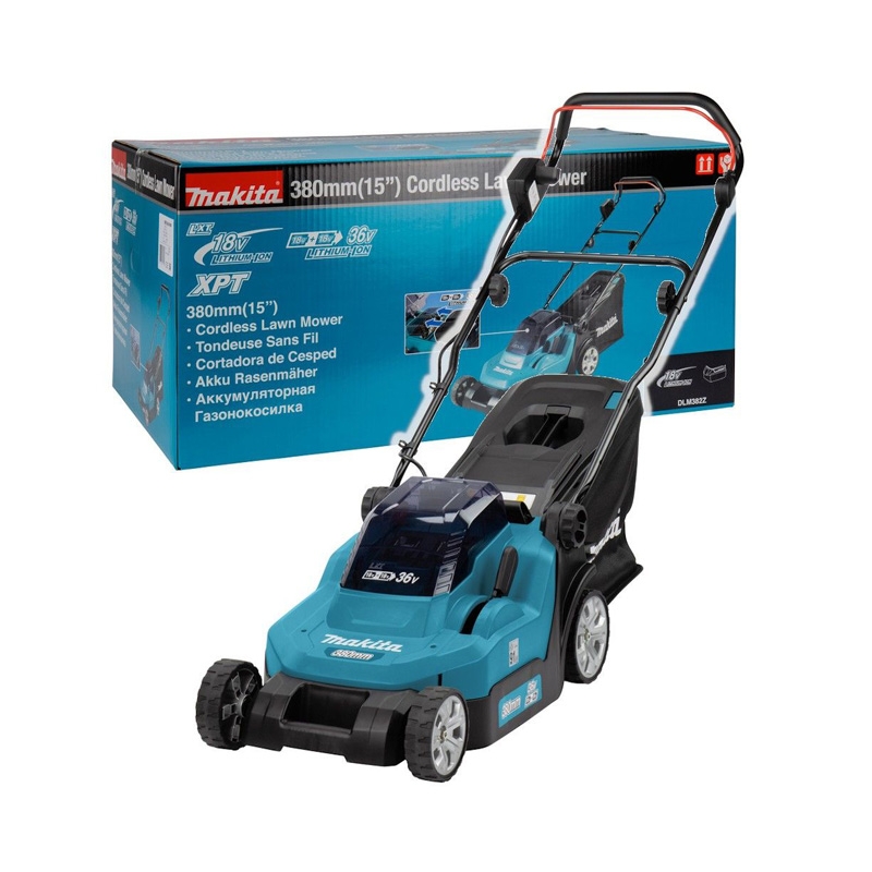 MÁY CẮT CỎ ĐẨY DÙNG PIN (380MM)(18VX2) MAKITA DLM382Z- HÀNG CHÍNH HÃNG