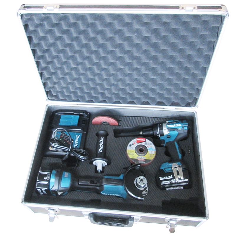 BỘ SẢN PHẨM (DDF484＋DGA404)(18V) MAKITA DLX2426TX1 - HÀNG CHÍNH HÃNG