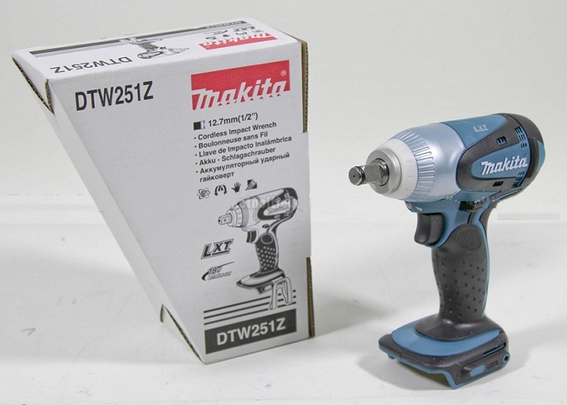 MÁY SIẾT BU LÔNG (230 N.M) DÙNG PIN(12.7MM)(18V) MAKITA DTW251Z- HÀNG CHÍNH HÃNG