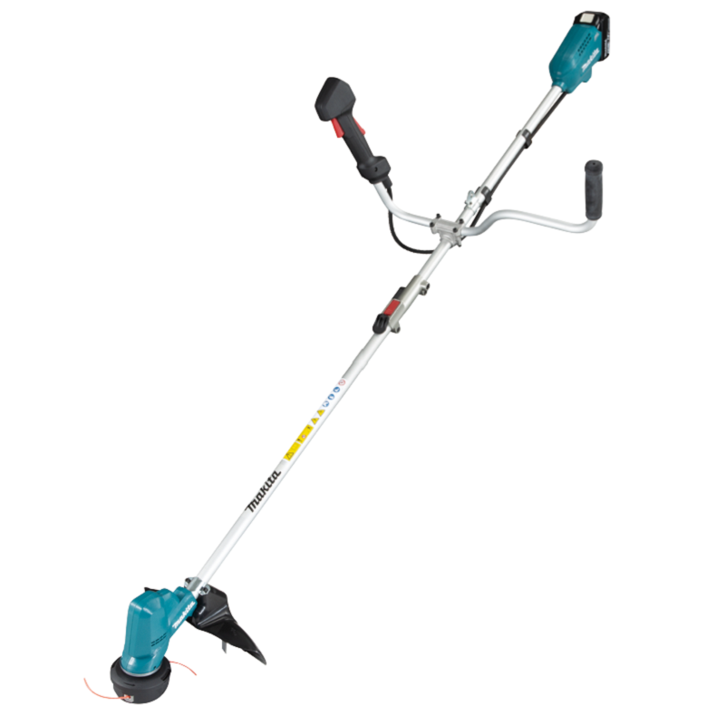 MÁY CẮT CỎ DÙNG PIN MAKITA 18V/5.0AH TRỤC M8 DUR191URT1 (TAY CẦM CHỮ U - TRỤC THÁO RỜI) - HÀNG CHÍNH HÃNG