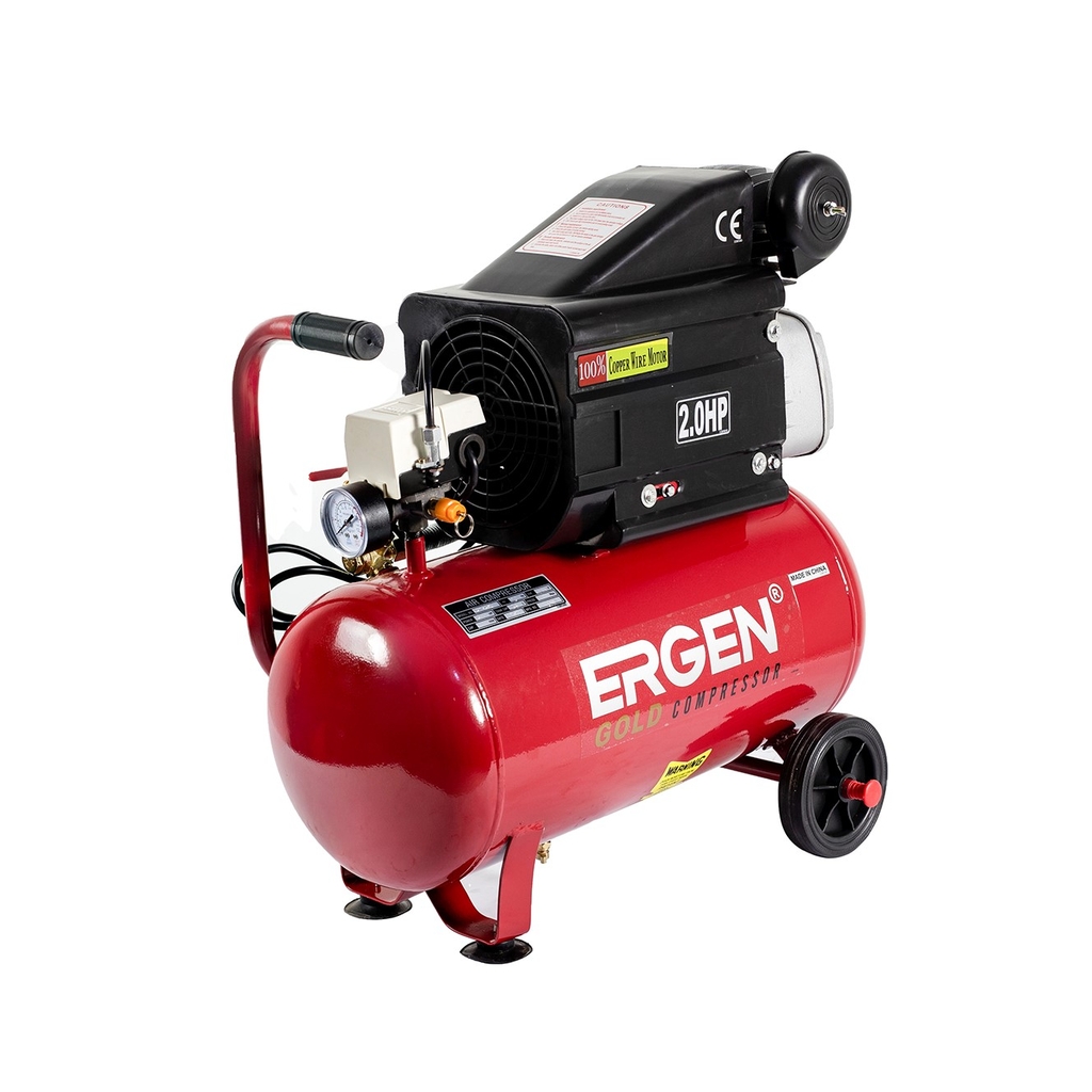 MÁY NÉN KHÍ CÓ DẦU 2HP 24L ERGEN EN-2525 - HÀNG CHÍNH HÃNG