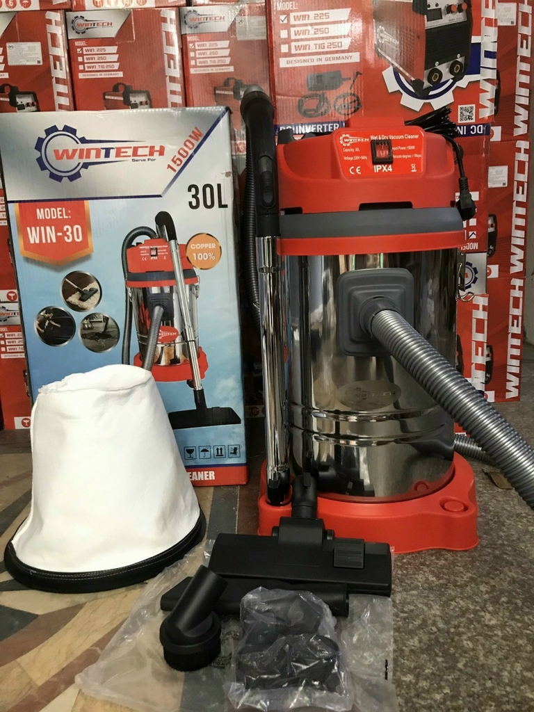 Máy hút bụi khô và ướt Wintech WIN-30 (30 lít)- Hàng chính hãng