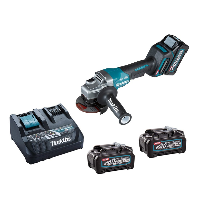 MÁY MÀI GÓC 1100W 100MM DÙNG PIN 40V MAKITA GA027GM201 - HÀNG CHÍNH HÃNG