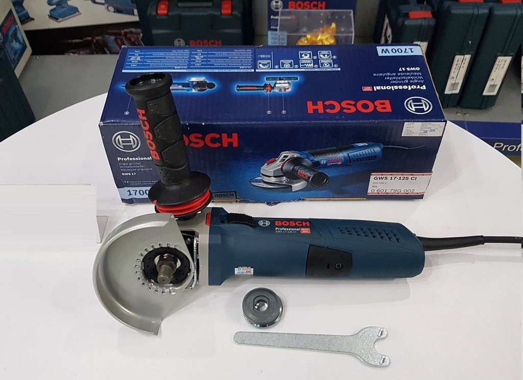 MÁY MÀI GÓC 1010W 125MM BOSCH GWS 17-125 CI - HÀNG CHÍNH HÃNG