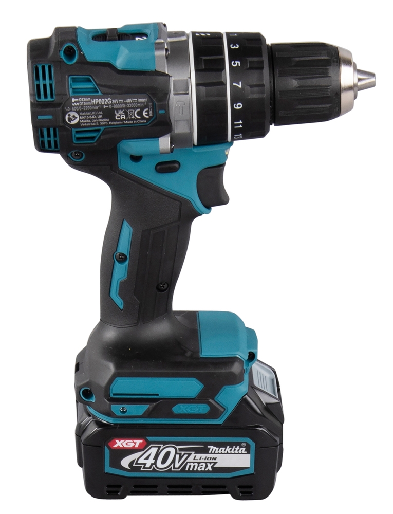 MÁY KHOAN BÚA VÀ VẶN VÍT DÙNG PIN BL 40V (64/30 NM) MAX MAKITA HP002GA201 - HÀNG CHÍNH HÃNG