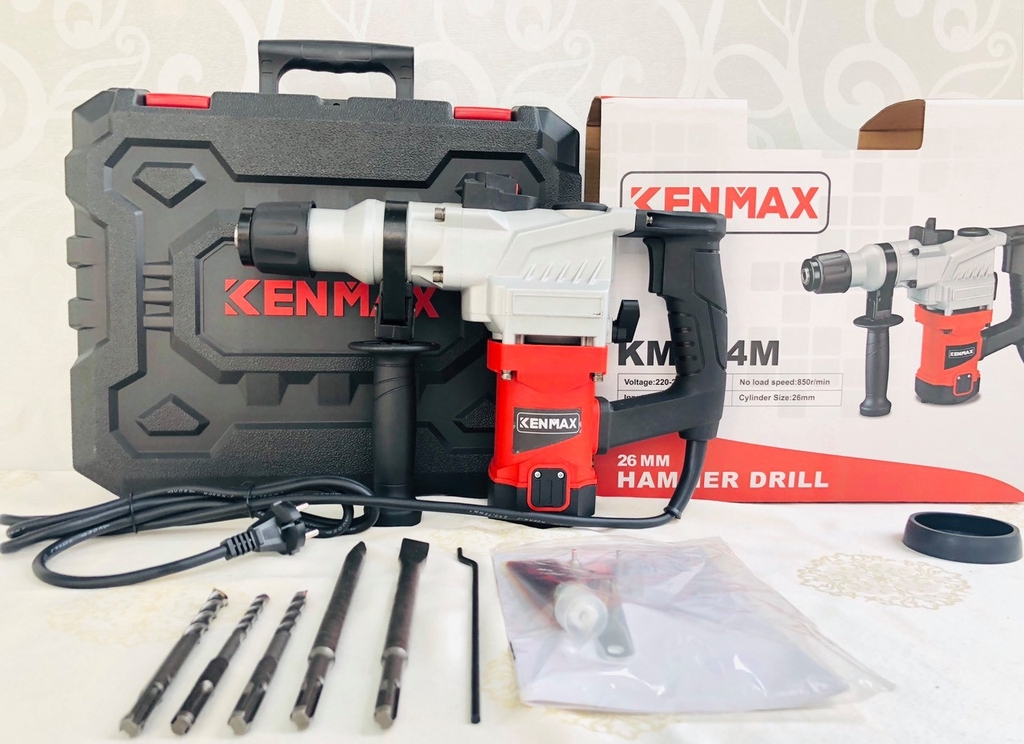 MÁY KHOAN ĐỤC 900W 26MM KENMAX KM014M - HÀNG CHÍNH HÃNG