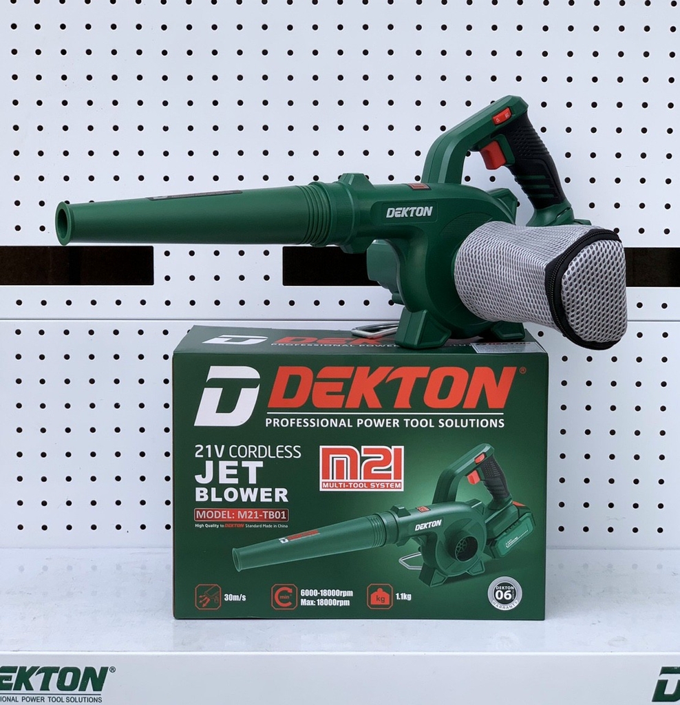 MÁY THỔI BỤI DÙNG PIN 18V-21V (chỉ gồm thân máy) DEKTON M21-TB01 - HÀNG CHÍNH HÃNG