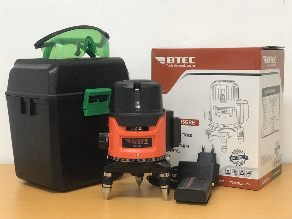 Máy cân mực 5 tia xanh BTEC BT-05GRE