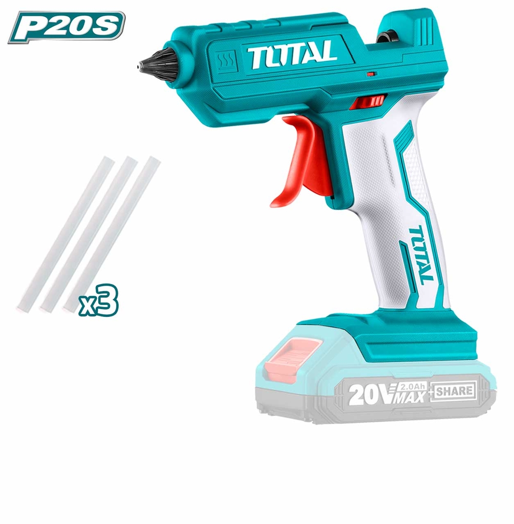 SÚNG BẮN KEO PIN 20V E20 (11.2MM) TOTAL TGGLIE2001 - HÀNG CHÍNH HÃNG