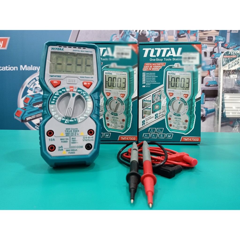 ĐỒNG HỒ ĐO ĐIỆN VẠN NĂNG TOTAL TMT47502 - HÀNG CHÍNH HÃNG