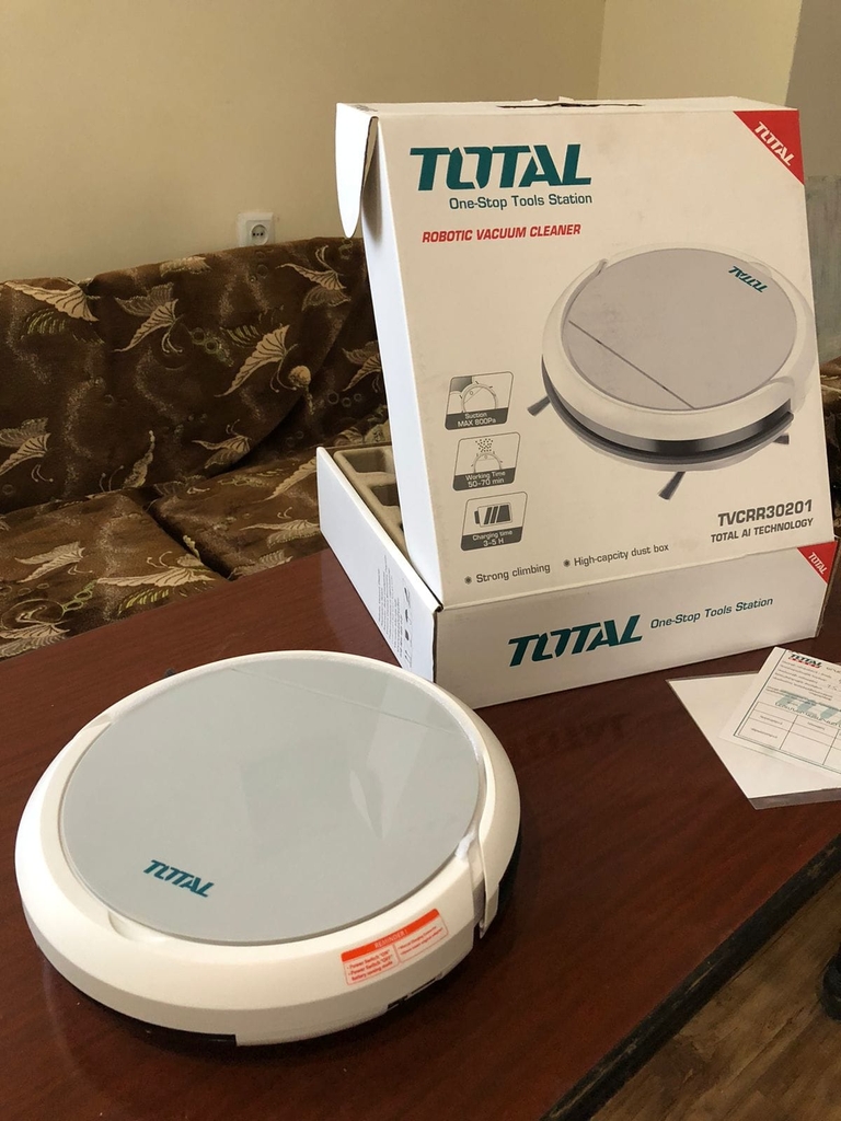 MÁY HÚT BỤI TỰ ĐỘNG (500~600PA) DÙNG PIN TOTAL TVCRR30201 - HÀNG CHÍNH HÃNG