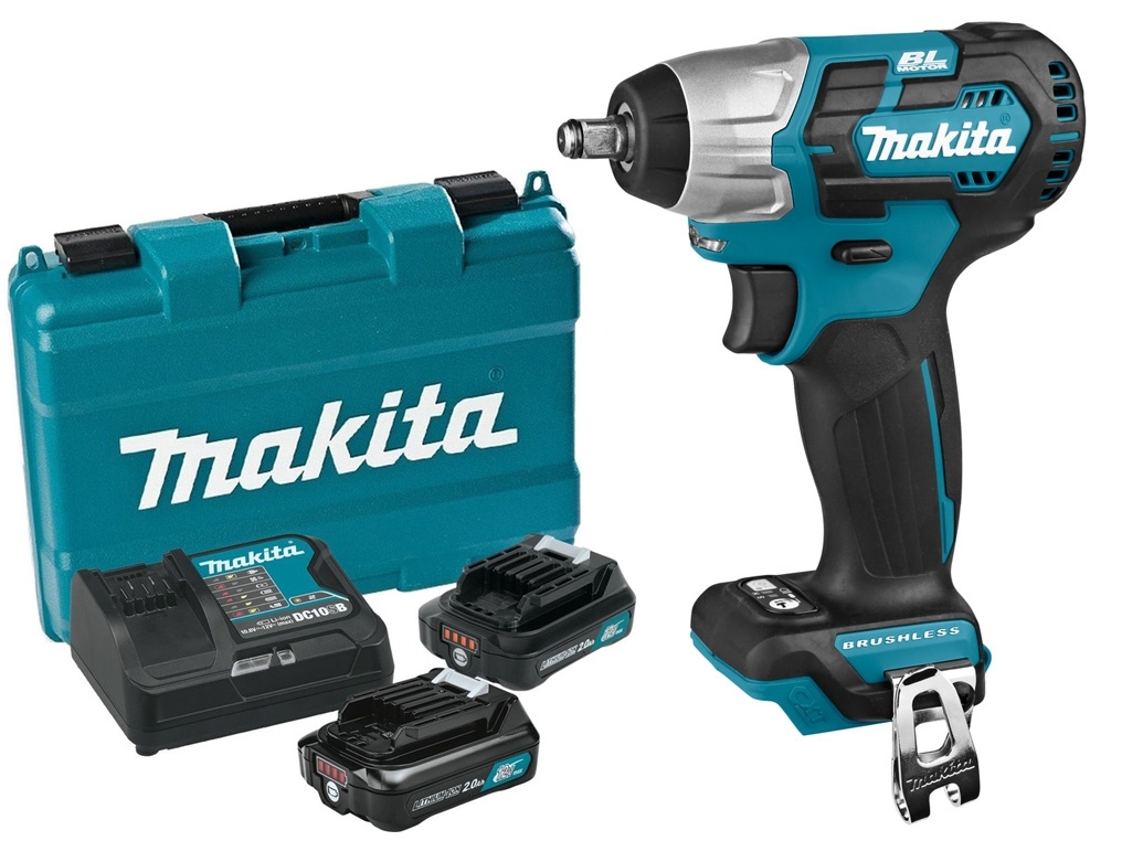 MÁY SIẾT BULONG DÙNG PIN 12V/2.0AH 160 NM MAKITA TW160DSAE - HÀNG CHÍNH HÃNG