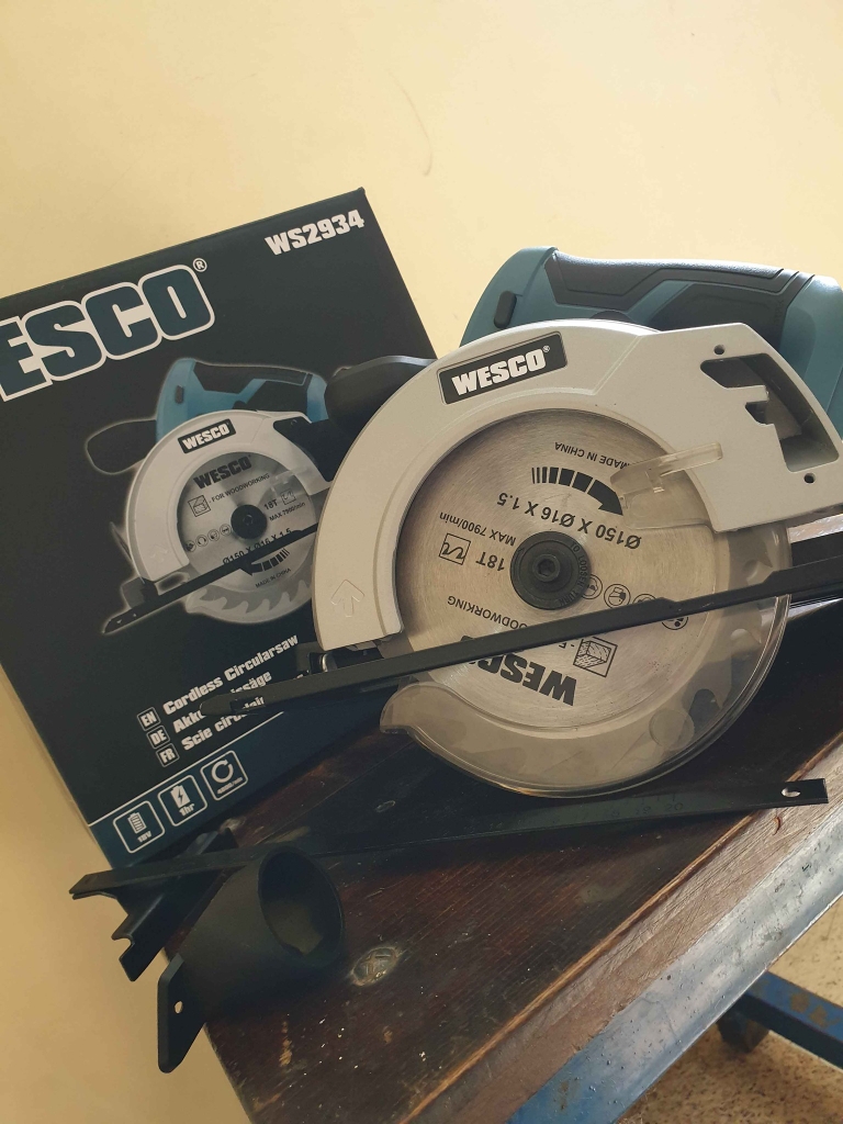 Máy cưa đĩa dùng pin 18V 150mm Wesco WS2934