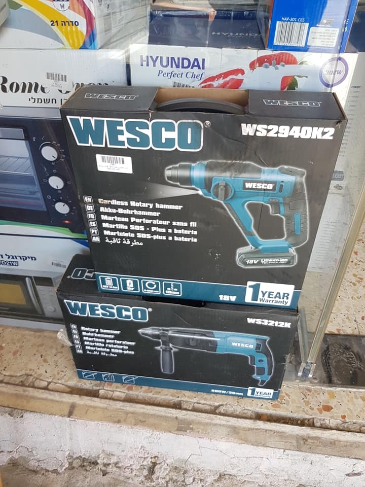 MÁY KHOAN BÚA PIN 18V ( 2 PIN HỘP NHỰA ) WESCO WS2940K2