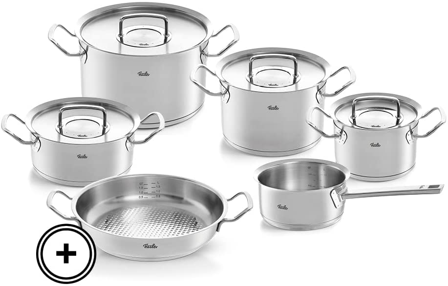 nồi | ANH Collection Original Germany 6 | in Fissler GERMANY vung món HA thép, Made Bộ Profi