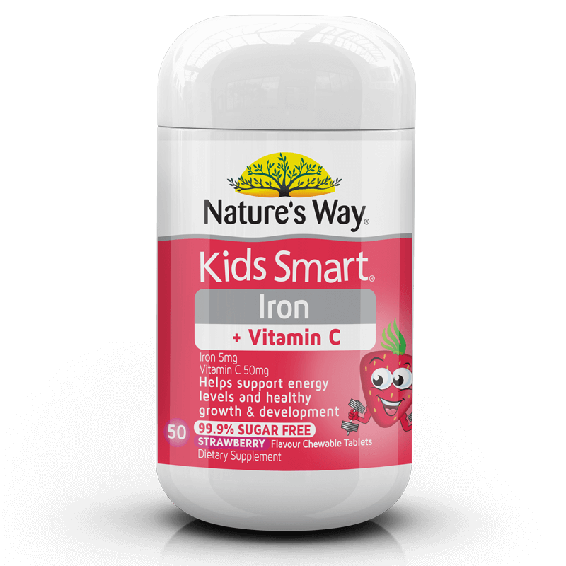 Nature's Way Iron + Vitamin C Kids Smart 50 viên