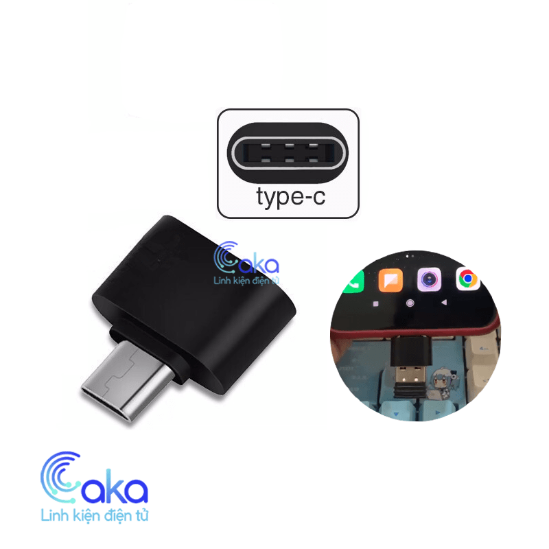 Bộ chuyển đổi Type-C sang USB OTG điện thoại di động Máy tính bảng laptop