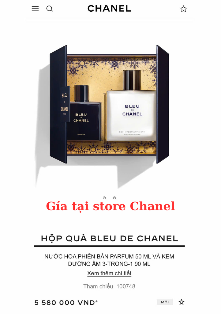 Bleu De CHANEL Parfum 3-en-1 Moisturizer Set