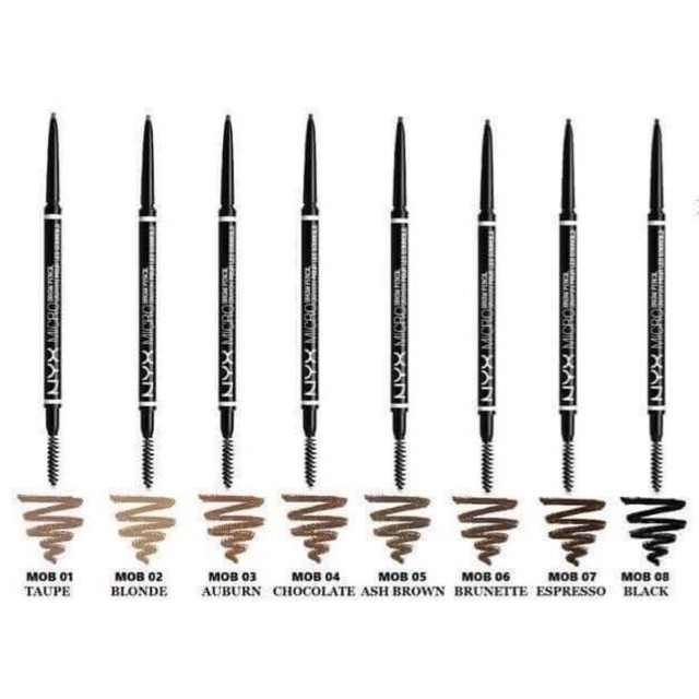 Chì kẻ mày Nyx Micro Brown Pencil