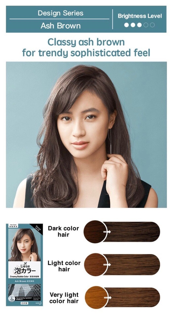 [ Đủ màu hot] Nhuộm tóc dạng bọt Liese Creamy Bubble Color