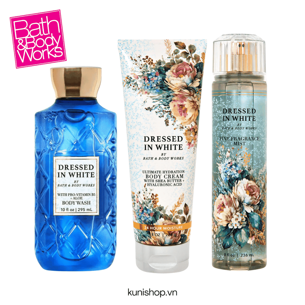 Bath & Body Works Dressed In White