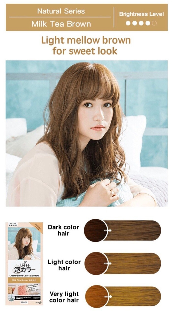 [ Đủ màu hot] Nhuộm tóc dạng bọt Liese Creamy Bubble Color