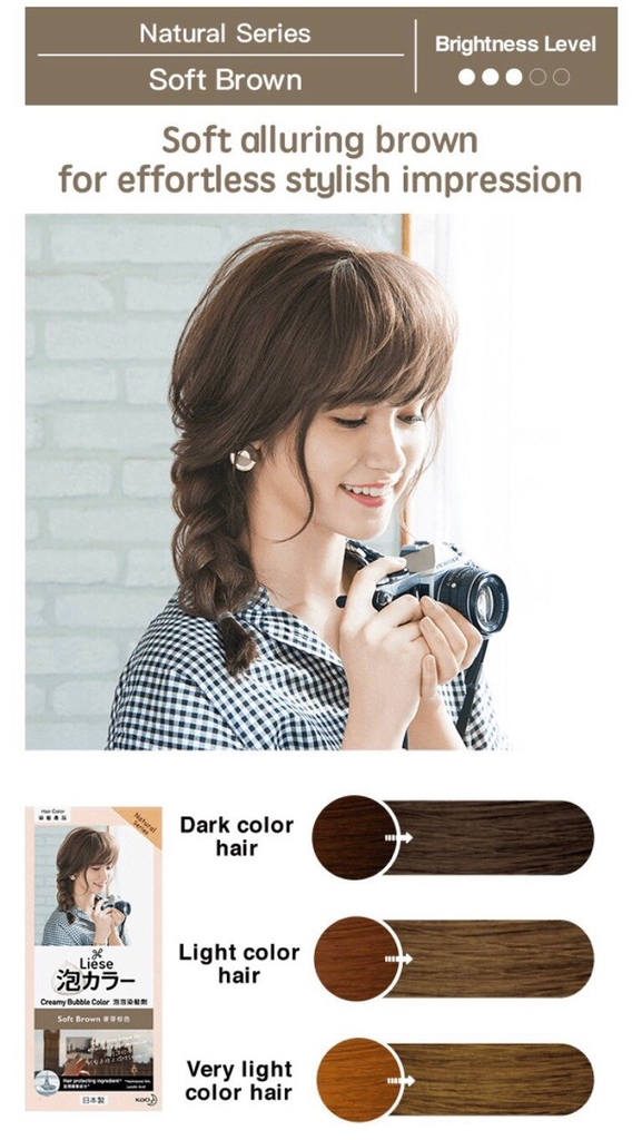[ Đủ màu hot] Nhuộm tóc dạng bọt Liese Creamy Bubble Color