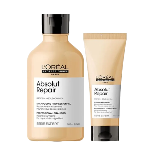 Set gội xả L'Oreal Absolut Repair Protein + Gold Quinoa