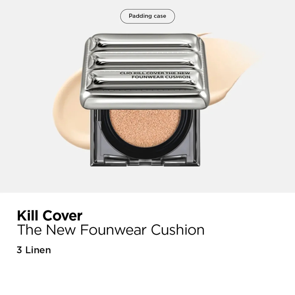 Clio Kill Cover The New Founwear Cushion SPF 50+ PA+++ (Phiên Bản Giới Hạn Padding Case)