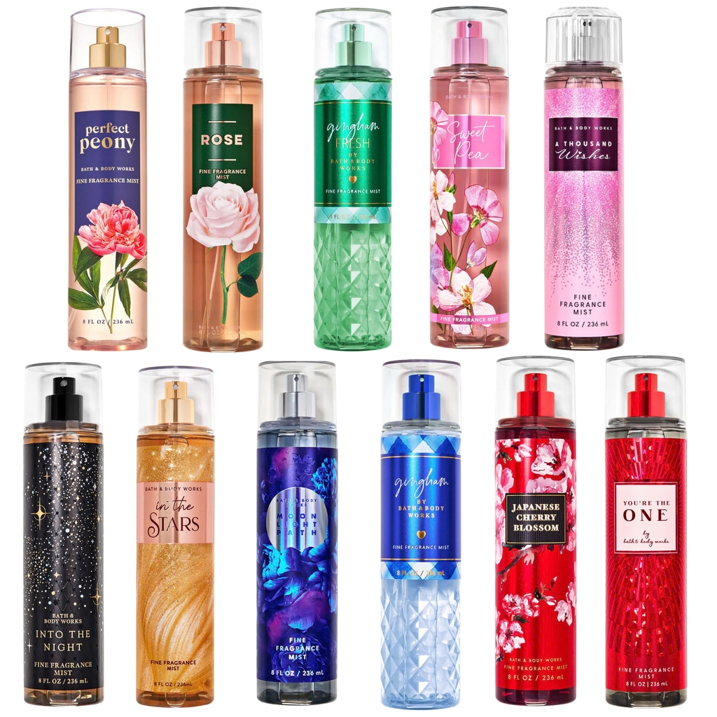 [Đủ mùi] Bath & Body Works Body Mist