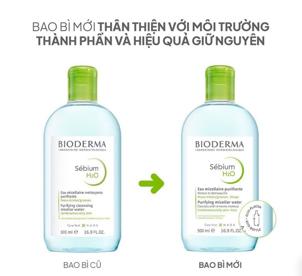 Tẩy trang Bioderma Sebium H2O Cleansing Water