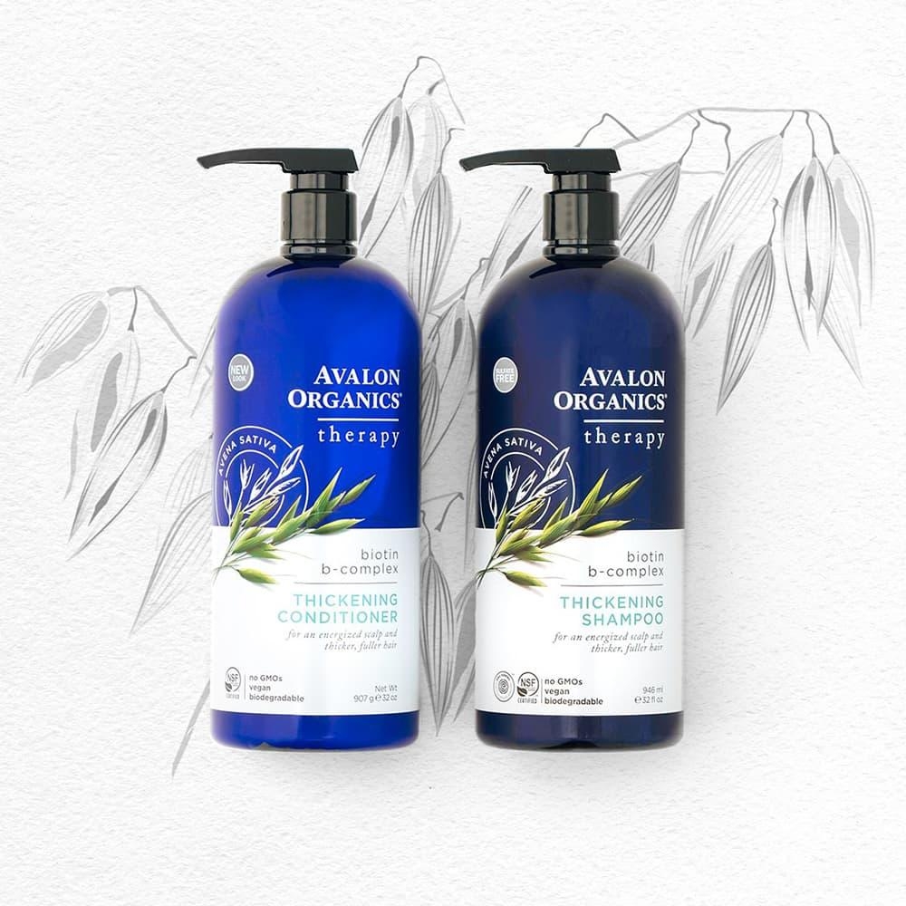 Avalon Organics Thickening Shampoo Biotin B - Complex Therapy