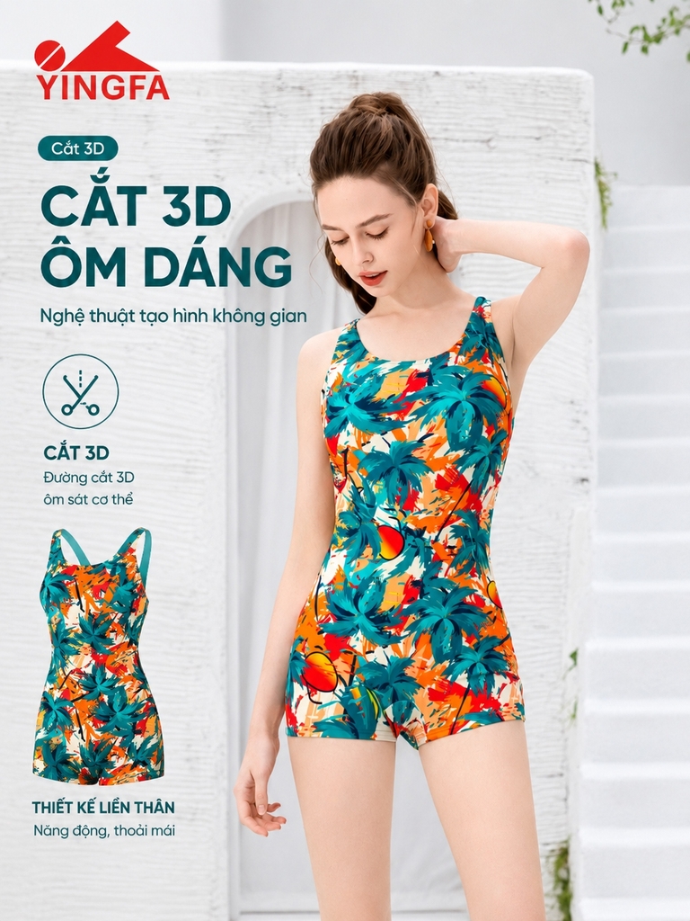 Đồ bơi thời trang nữ Yingfa 86B569