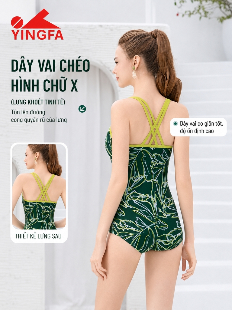 Đồ bơi thời trang nữ Yingfa 86B571