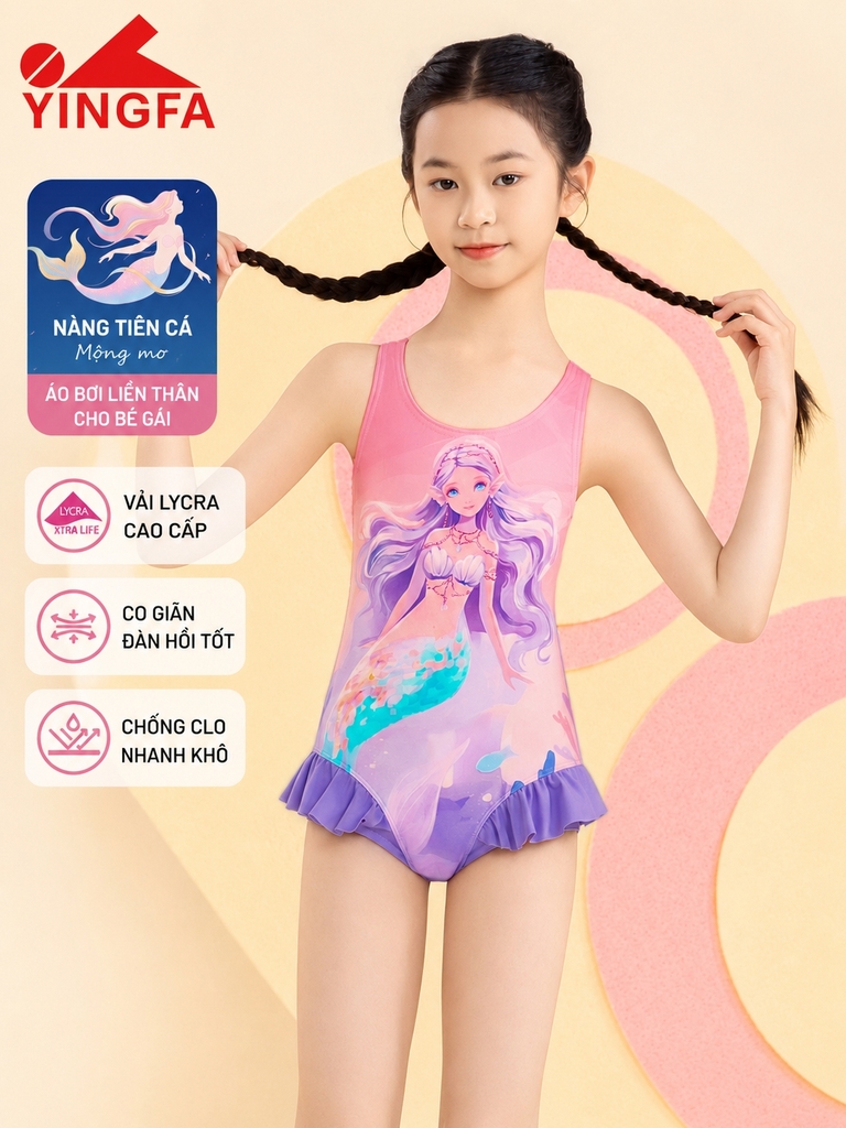 Bộ bơi bé gái Yingfa 86U763