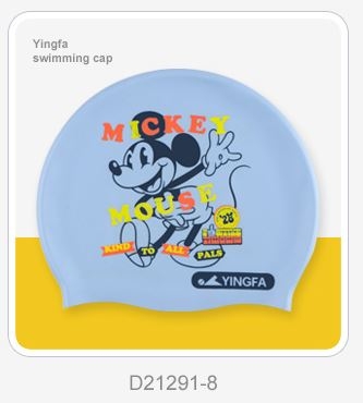 Mũ bơi cao cấp Yingfa- Disney D21291 Freesize dùng được cho trẻ em và người lớn