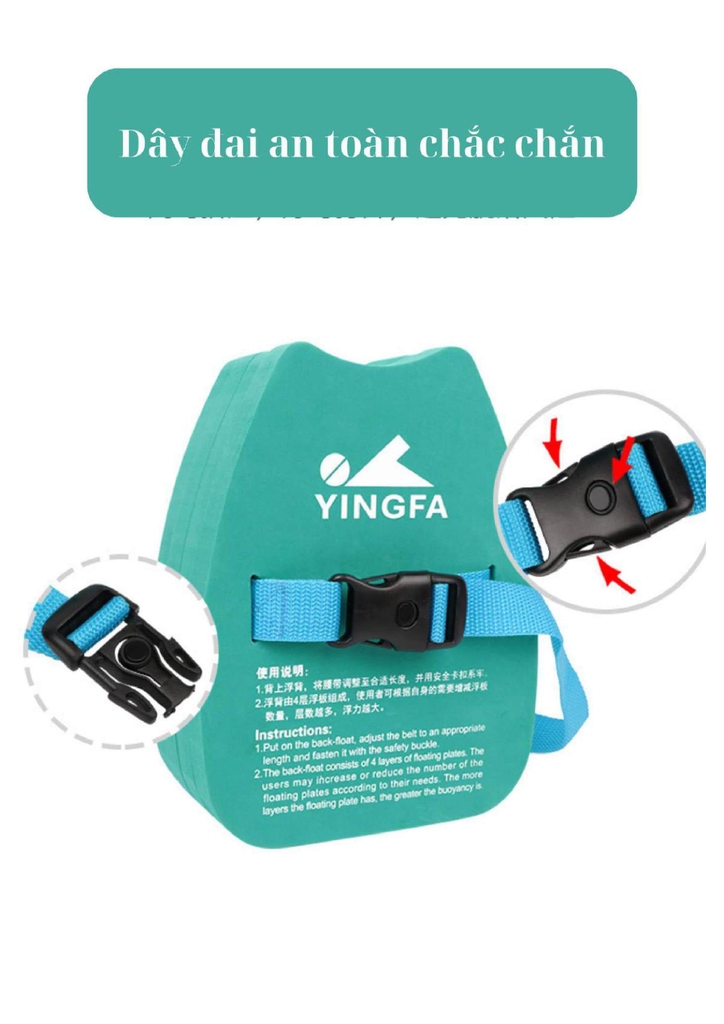 Phao lưng 4 lớp an toàn cho trẻ em YINGFA A013