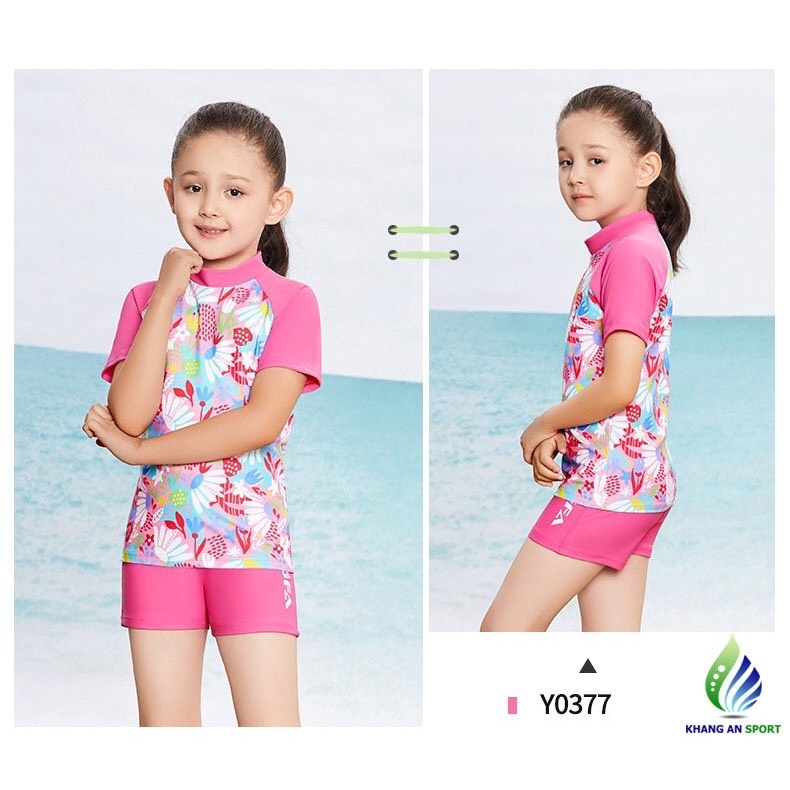 Bộ đồ bơi bé gái 20-40kg YingFa Y0377