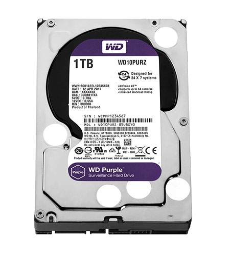 Ổ cứng WD Purple 1TB 3.5'' WD10PURX