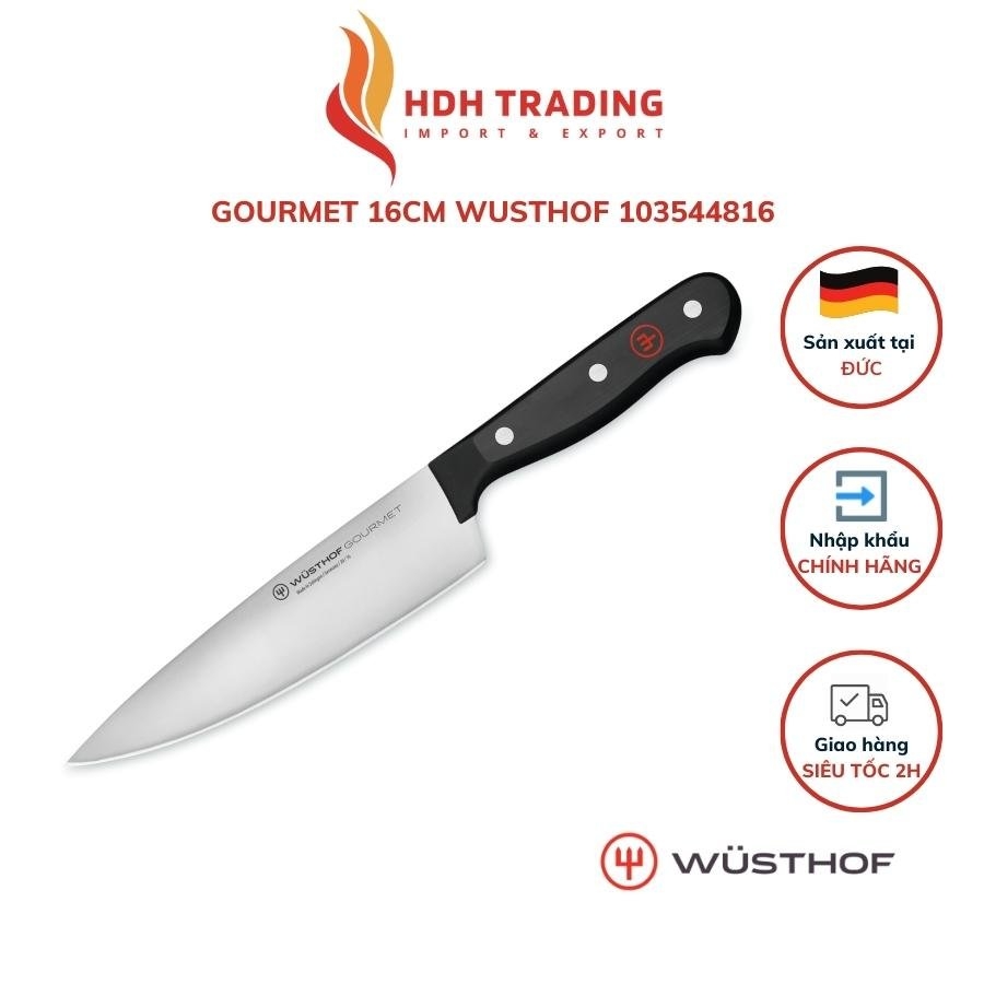 Dao nhà bếp kiểu Âu Wusthof Gourmet 16cm | HDH Store - Đồ gia dụng ...